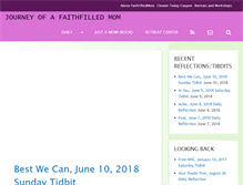 Tablet Screenshot of faithfilledmom.com